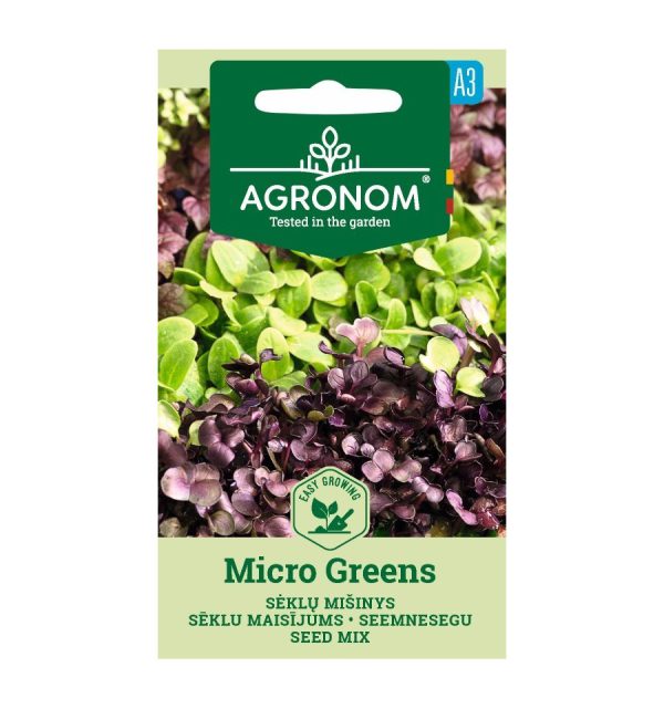 Mikrožalumynų sėklų mišinys "Micro greens"